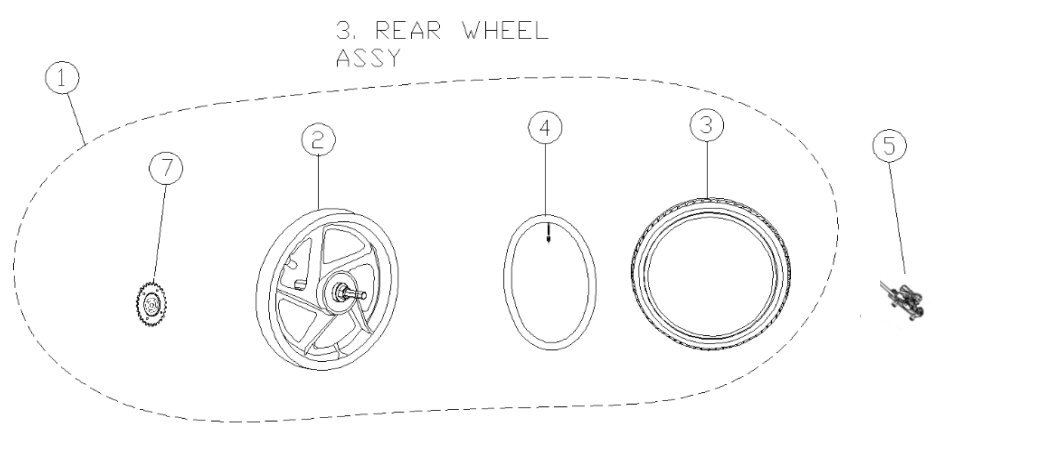 Picture of 03. REAR WHEEL ASSY