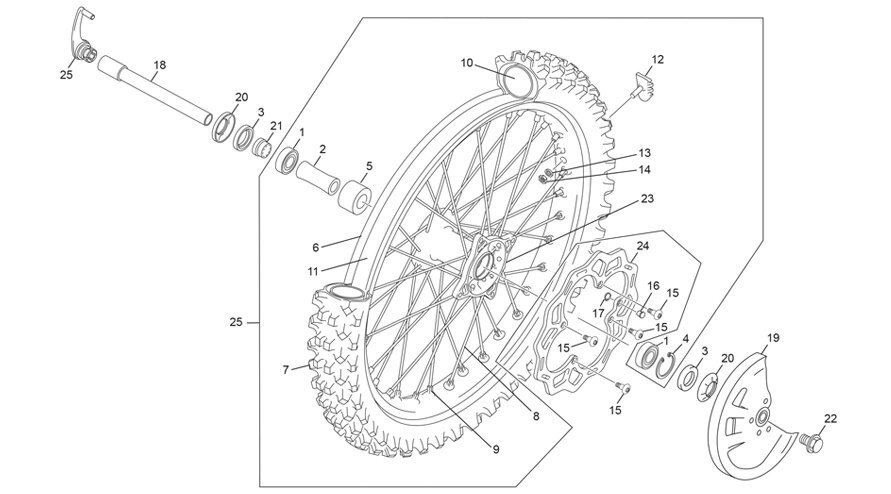 Picture of 10. FRONT WHEEL