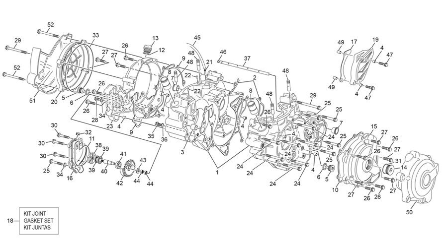 Picture of 18. CRANKCASE ASSEMBLY