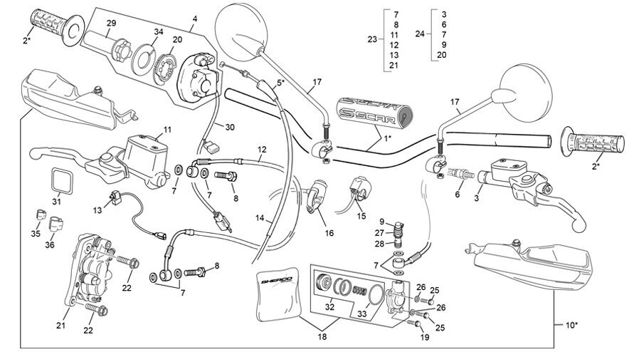 Picture of 12 - HANDLEBAR