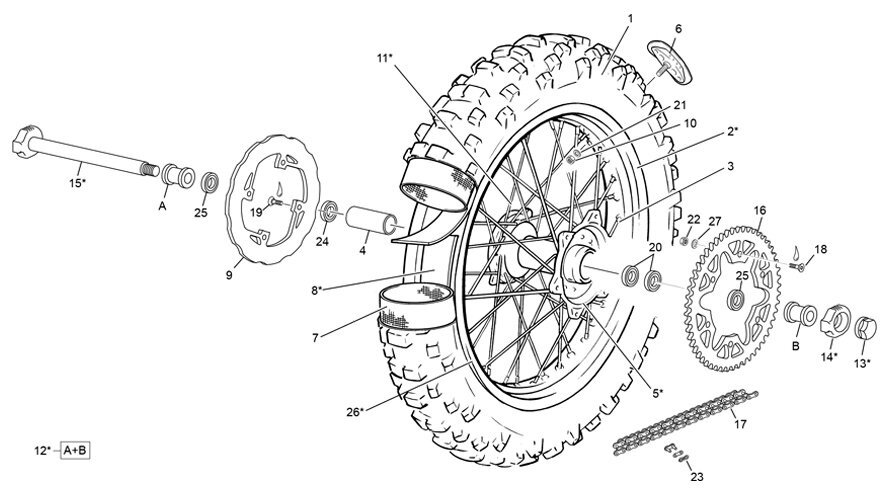 Picture of 11 - REAR WHEEL