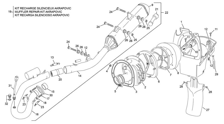 Picture of 05 - AIRBOX - EXHAUST SYSTEM