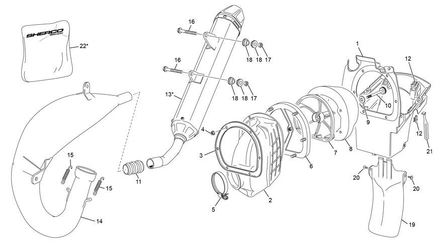 Picture of 05 - AIRBOX - EXHAUST SYSTEM