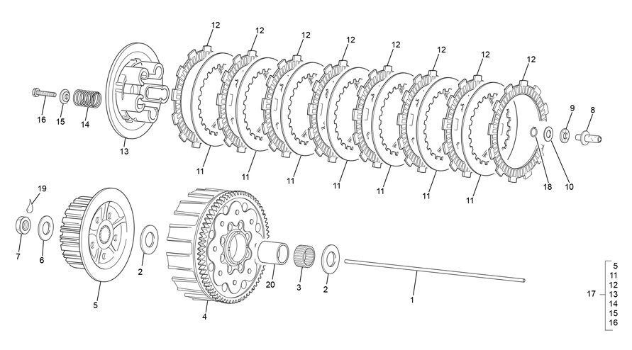 Picture of 20 - CLUTCH