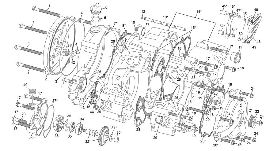 Picture of 18 - CRANKCASE ASSEMBLY