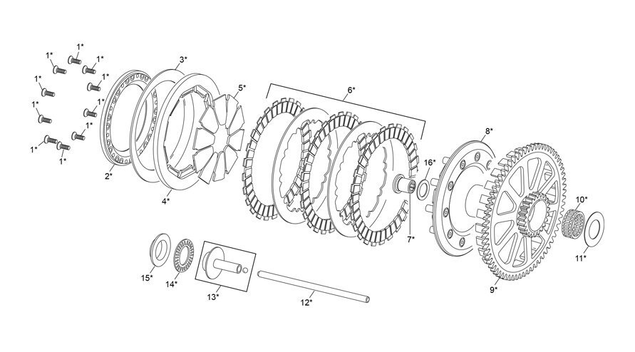 Picture of 16 - CLUTCH