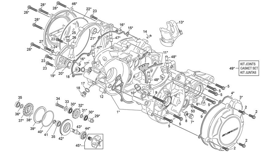 Picture of 14 - CRANKCASE ASSEMBLY