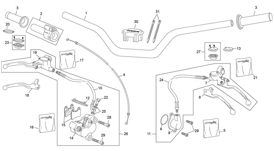 Picture of 09 - HANDLEBAR