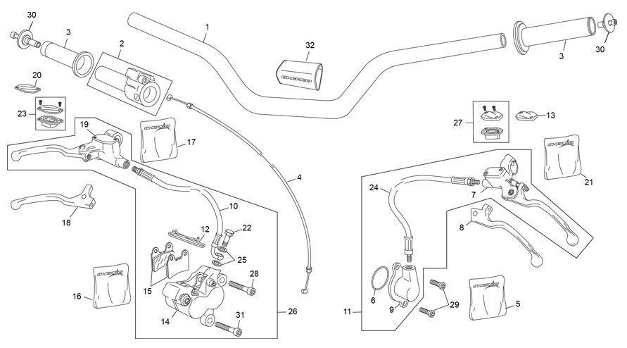 Picture of 09 - HANDLEBAR