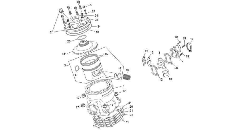 Picture of 18 - CYLINDER - CYLINDER HEAD