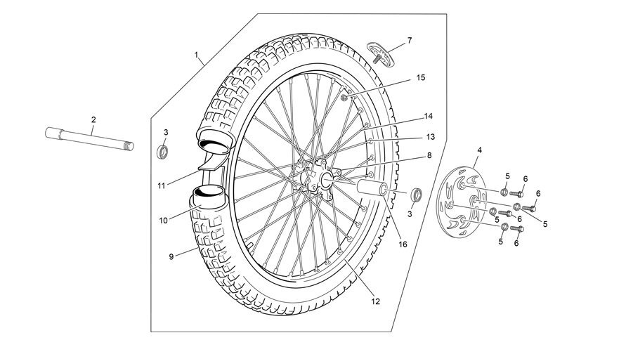 Picture of 07 - FRONT WHEEL