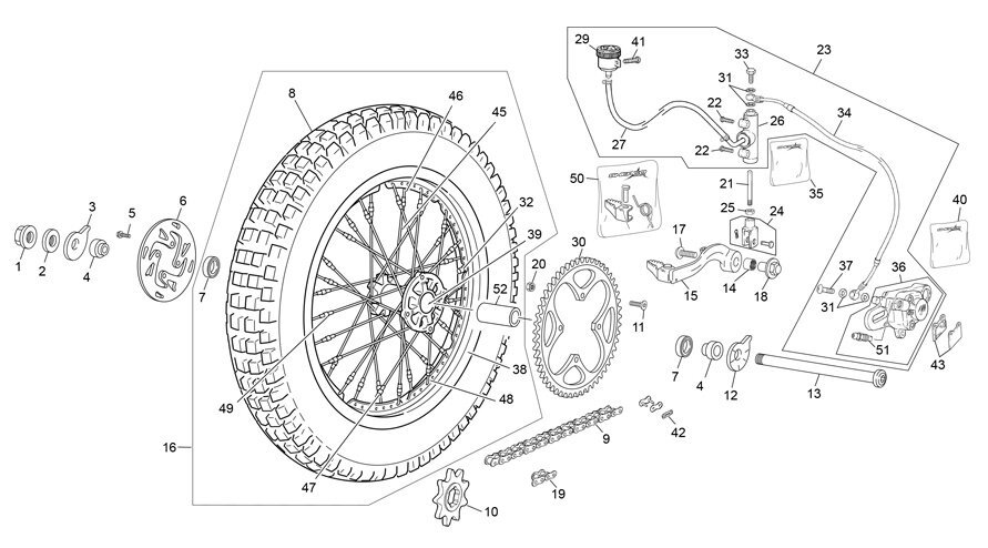Picture of 08 - REAR WHEEL