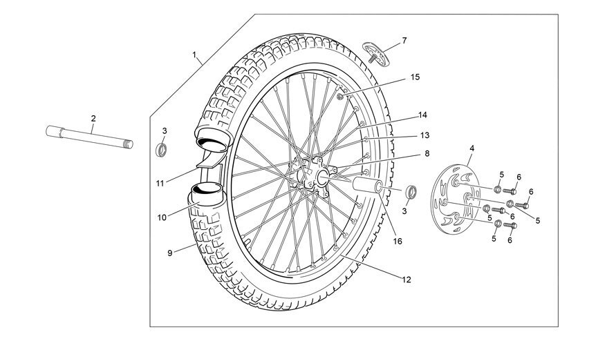 Picture of 06 - FRONT WHEEL