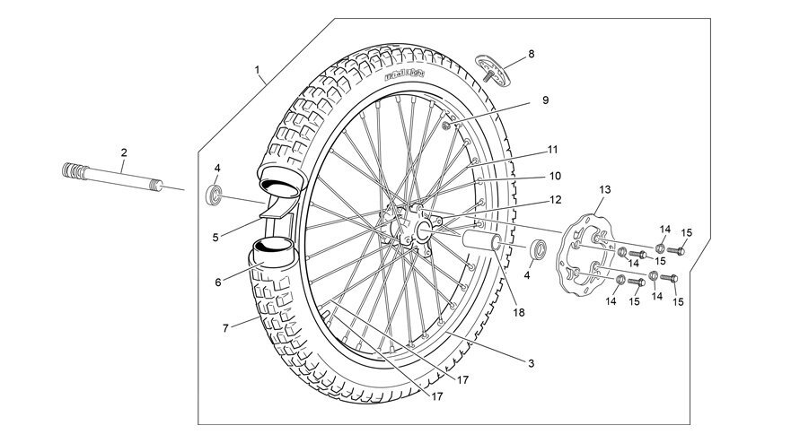 Picture of 07 - FRONT WHEEL