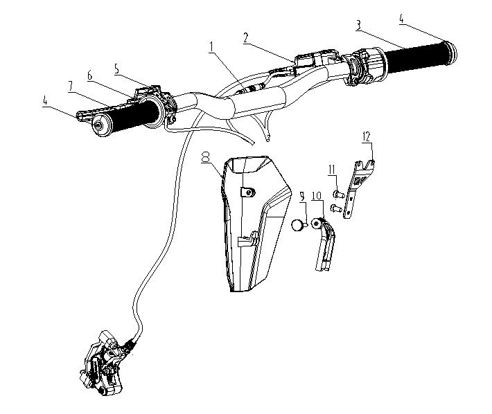 Picture of 01 - HANDLEBAR