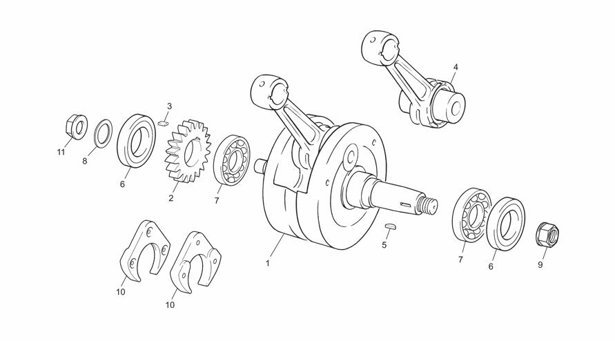 Picture of 15 - CRANKSHAFT ASSY