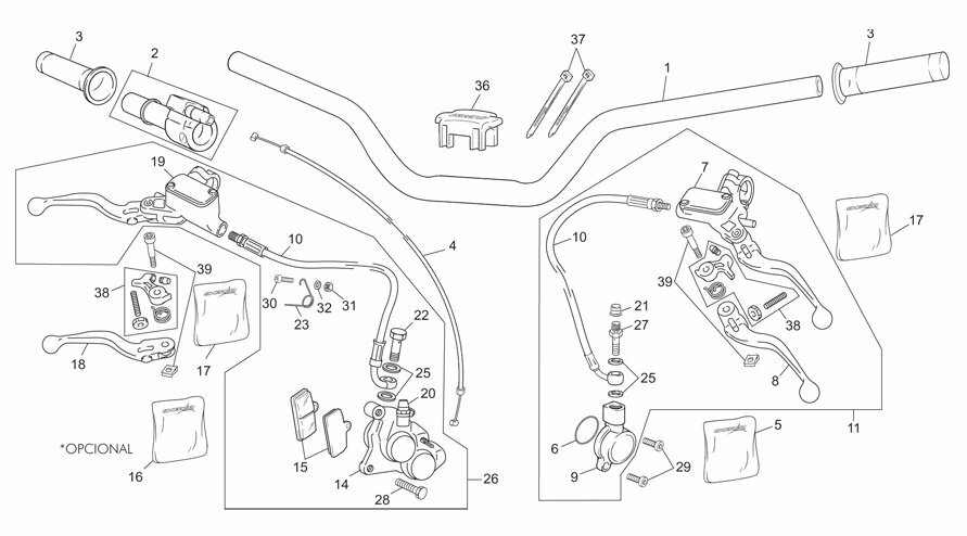 Picture of 08 - HANDLEBAR