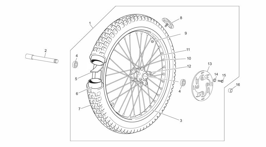 Picture of 06 - FRONT WHEEL